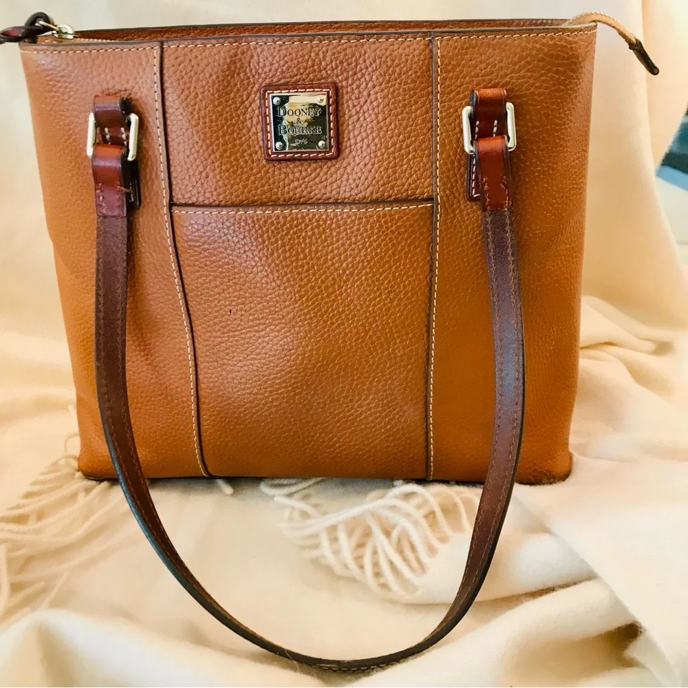 Dooney & Bourke Tan Tote Bag - Picture 4 of 16